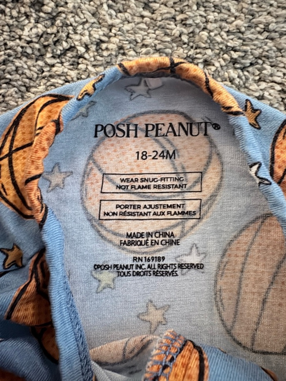 Boys Posh Peanut footie pajama lot - Picture 3 of 9